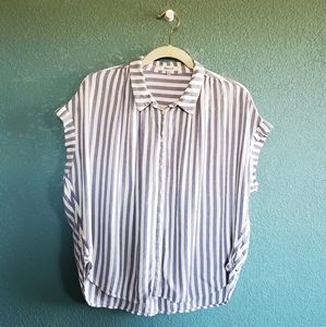 Madewell Striped Button Up Shirt